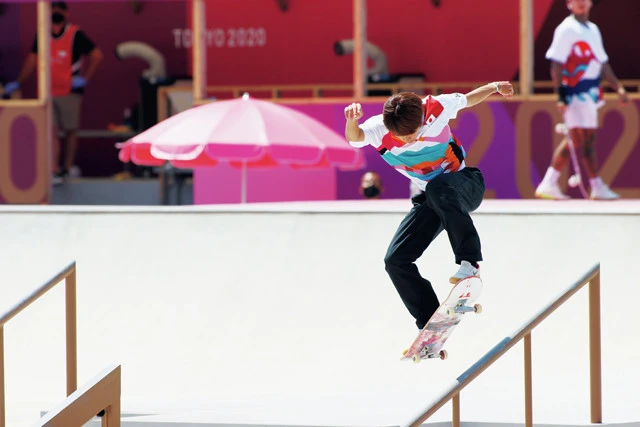 決勝では、一発のトリックを競う「ベストトリック」５本中４本で９点台をマーク