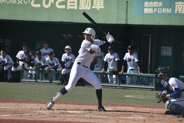 高校生野手で貴重なドラフト候補、岐阜第一の阪口。投手でも活躍しているが、打者としてのパワーが高く評価されている。予選で不振を脱出し、迫力ある打撃を取り戻せるか