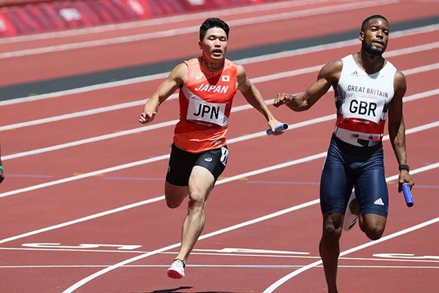 東京五輪では、日本選手権で優勝した２００ｍを辞退して４×１００ｍリレーのアンカーを務めた。予選では１組３着に入り、決勝進出に貢献