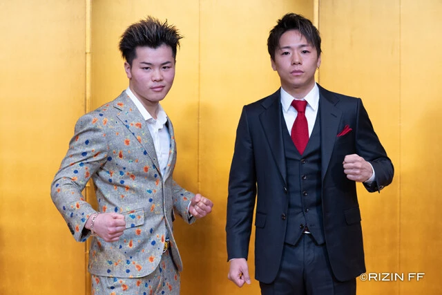 6月19日、東京ドームで対戦する武尊と那須川天心。この大会『THE MATCH 2022』は地上波のフジテレビなどで生中継される ©RIZIN FF