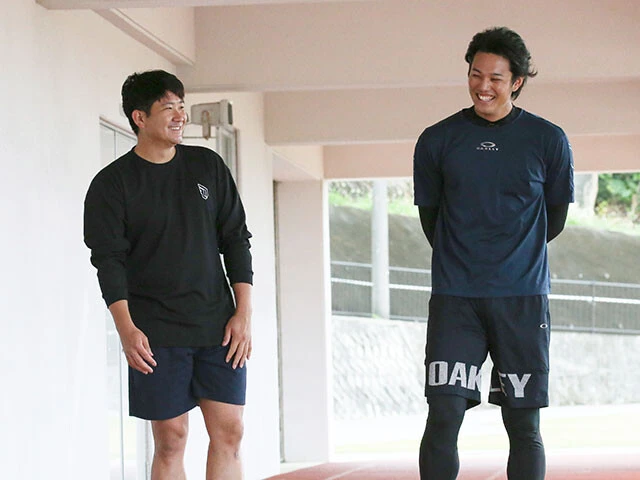 今季開幕前には巨人・菅野と合同自主トレを実施。「NEW藤浪」への進化には菅野の教えがあったようだ