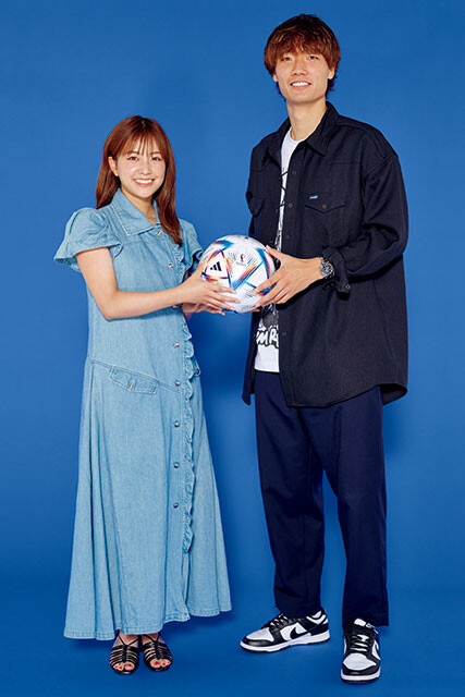 板倉 滉（サッカー日本代表ＤＦ／ボルシアＭＧ所属）×中川絵美里「Ｗ杯