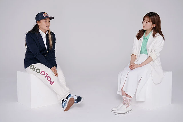 四十住さくら(左)×中川絵美里