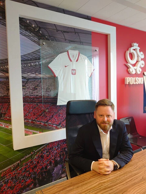 ポーランドサッカー協会のピオトル・シェファー事務局長。ロシア戦ボイコットという決断に至った経緯を聞いた