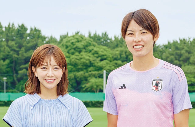 熊谷紗希（サッカー日本女子代表DF・主将／ASローマ所属）×中川絵美里「運でも勢いでも何でもいい。もう一度、W杯を獲りに行く」