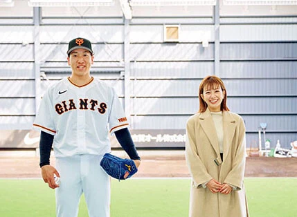 WBC出場を控えた大勢（読売ジャイアンツ）を中川絵美里が直撃！「その一杯より、勝利の一瞬を求めて」