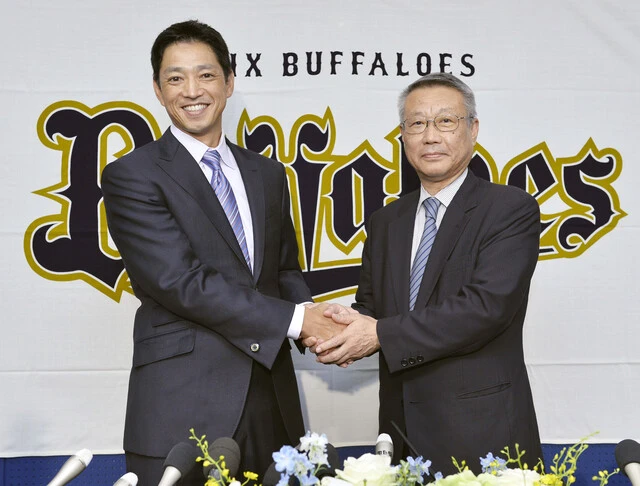 2016年シーズンからオリックス二軍監督に就任した田口壮。翌シーズンからはふたたび弓岡と共に戦うことになる(写真=共同通信社)