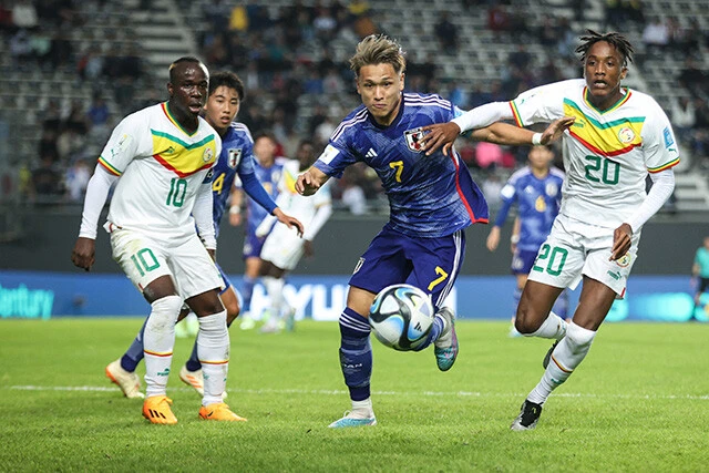 松木玖生はU-20代表のキャプテンにして大黒柱。今後はパリ五輪出場を目指すU-22代表にも加わってくるはずだ