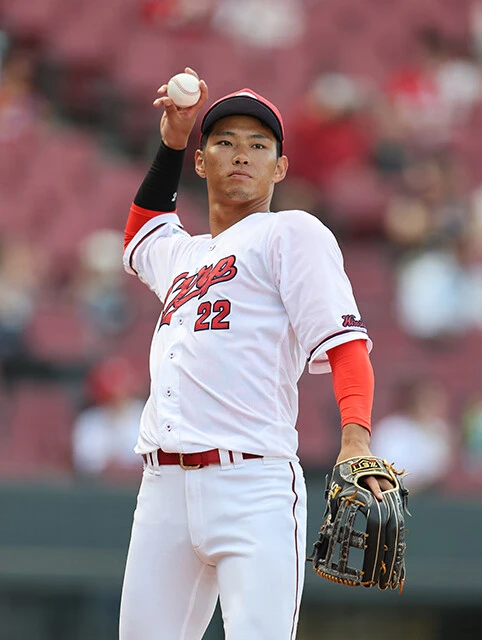 中村奨成(広島東洋カープ) 2017年のドラフト1位・中村。鳴り物入りで入団したが、1軍では結果を残せていない