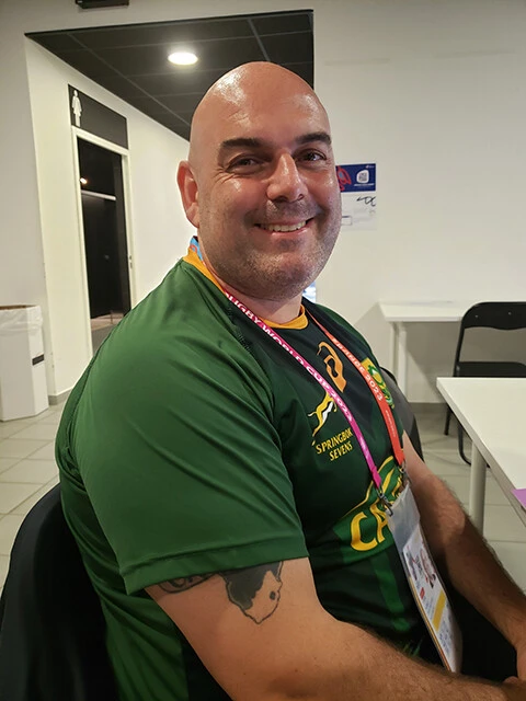 南アフリカ出身で、現在はアジアのラグビーをメインに取材するスティーブ・ノーブル記者