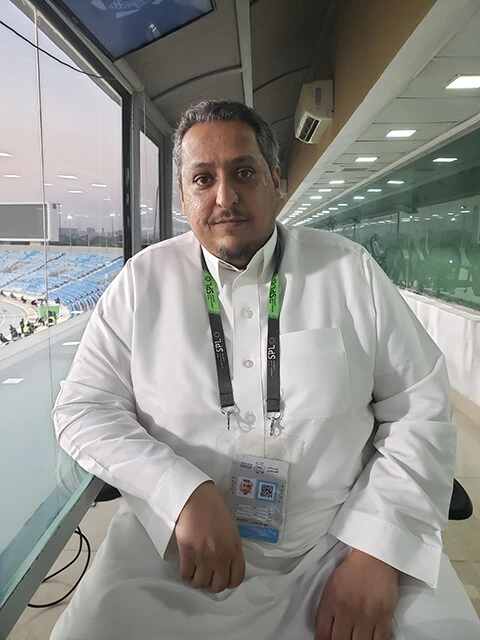 日刊紙『Asharq Al-Awsat』のハイザマ・ゼヘム記者。リーグ事情を教えてくれた