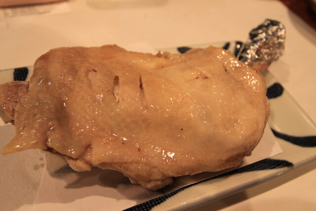 『割烹鶏　一八』自慢の鶏もも足の塩焼き
