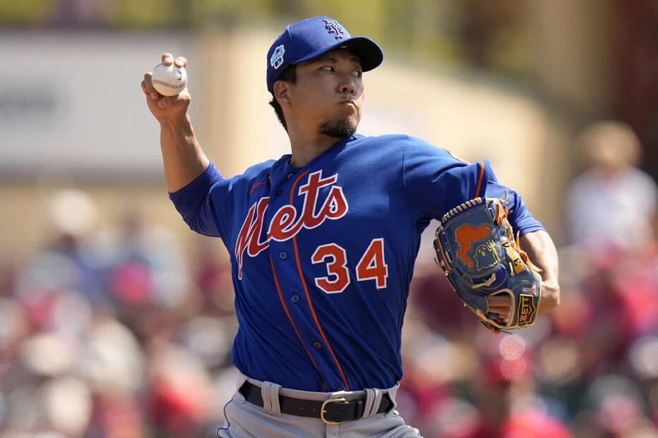 メッツ・千賀は、オープン戦の初登板で強打者たちを相手に好投。落差が大きいお化けフォークはMLBの関係者たちの間でも話題になった