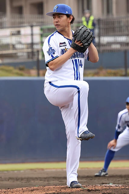 田中健二朗（DeNA 投手 34歳）常葉菊川高で春のセンバツ優勝投手。07年高校生ドラフト1巡目で横浜（現DeNA）入団。ケガに苦しむも徐々に中継ぎで台頭し通算274登板。この日は1被弾もほか2打者は抑えた