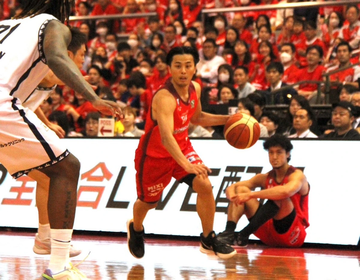 ワールドカップで日本代表のキャプテンとしてチームを引っ張った千葉ジェッツの富樫勇樹選手(10月14日の信州ブレイブウォーリアーズ戦にて)