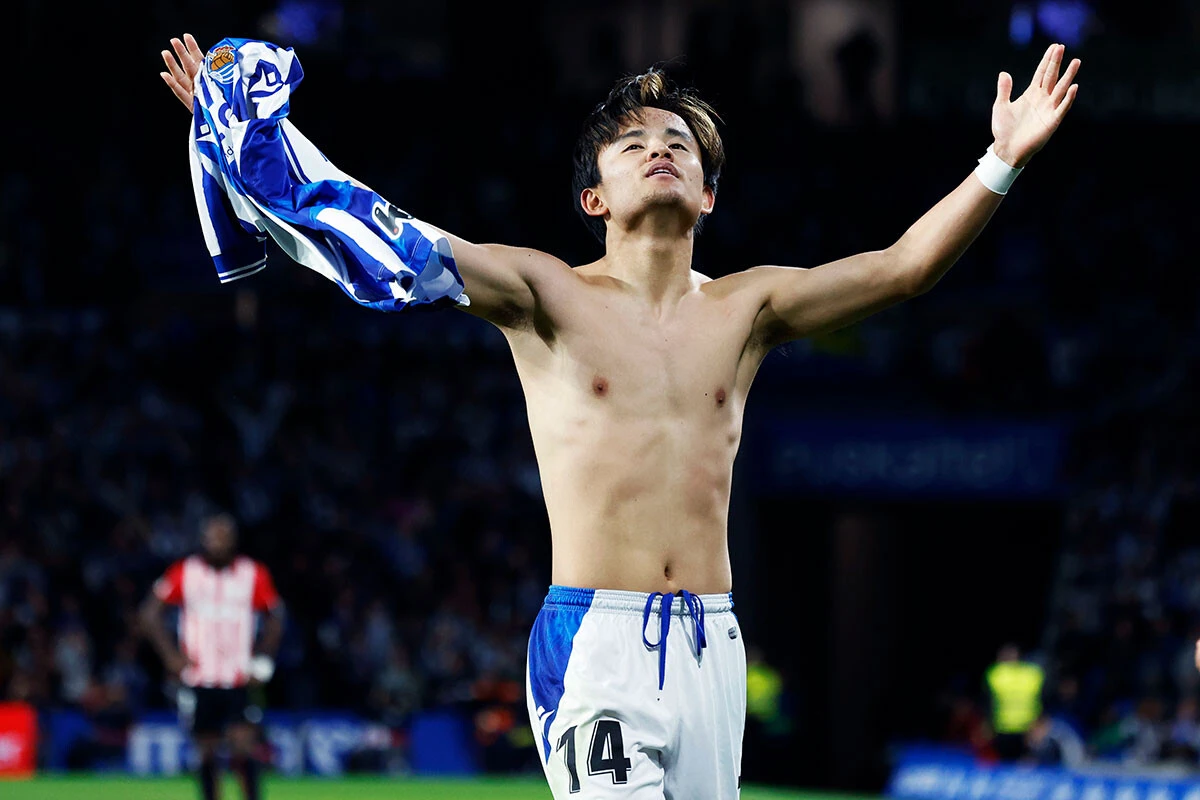 レアル・ソシエダで好調を維持する久保。スペイン現地の一部報道では、古巣のレアル・マドリード復帰に関して考察する記事も