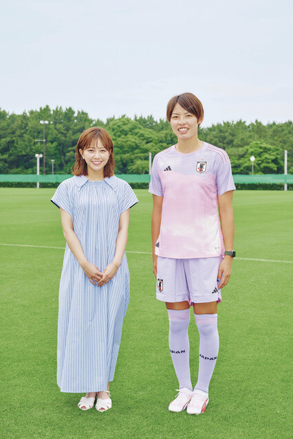 熊谷紗希（サッカー日本女子代表DF・主将／ASローマ所属）×中川絵美里