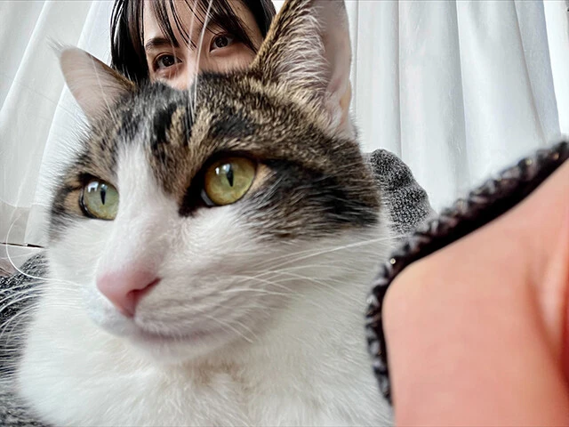 バレンティン(愛猫)とともに開幕を待ちわびています