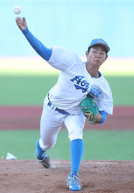 下村海翔 投手《青学大》「大学日本代表でも先発の軸。球質、コントロールが良く、完成度が非常に高い。大学生投手でナンバーワンでは。巨人にオススメ」（お股ニキ）