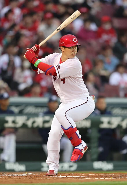 堂林翔太(広島東洋カープ/内野手) 「ホームラン数が激減している状況をものともせず、飛ばす能力を持っている」(お股ニキ氏)