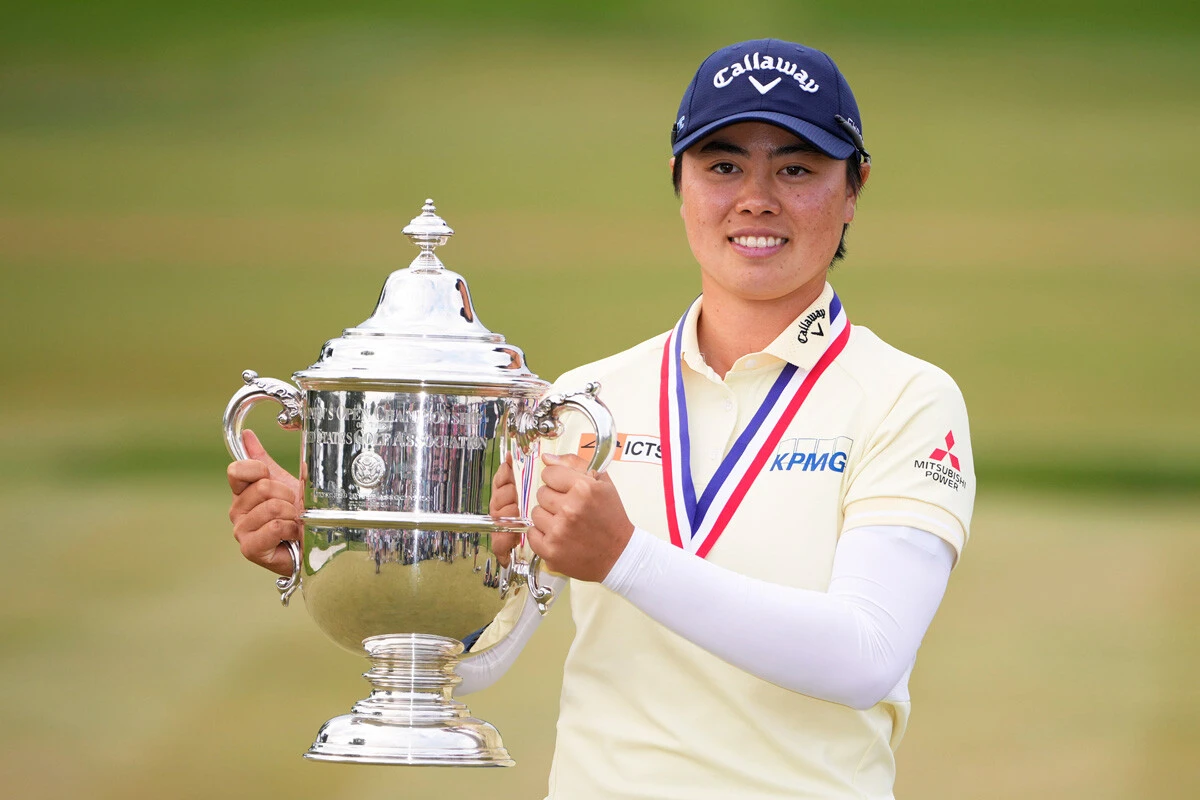 笹生が全米女子オープンを制したのは、フィリピン籍だった2021年に続いて2回目。パリ五輪は日本代表として期待がかかる