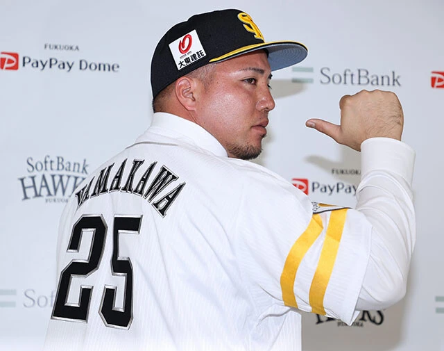FAでソフトバンクに加入した山川。新天地では、汚名返上となる大活躍を期待したい