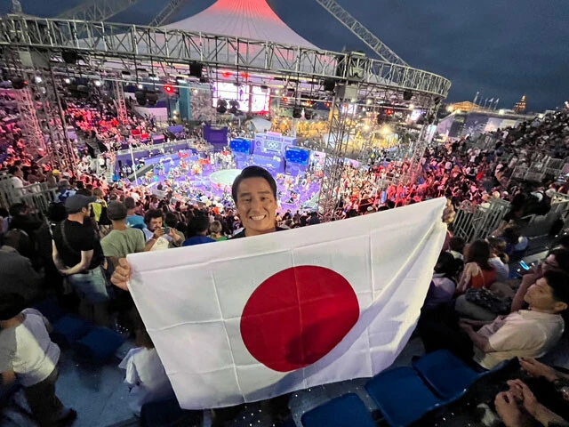 ブレイキンを含むアーバンスポーツ4競技の会場となったコンコルド広場「アーバンパーク」も、連日多くの観客でにぎわった。「ブレイキン初代五輪女王に輝いたAMI選手の金メダル獲得の瞬間も観ることができました」（松田）