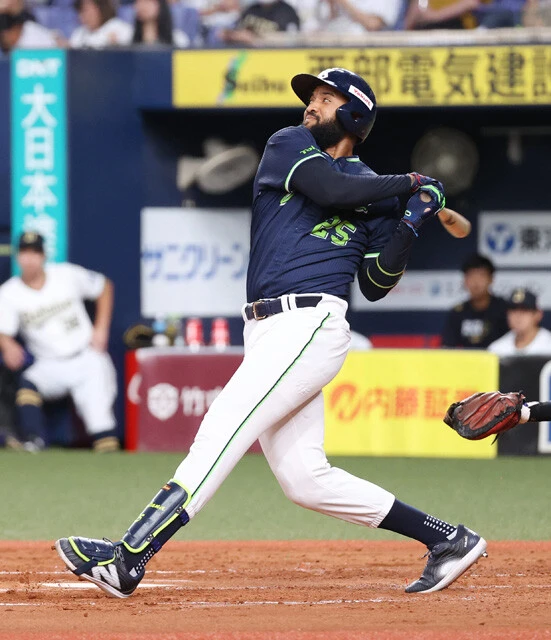 打率.314でセ・リーグ1位のヤクルト・サンタナ