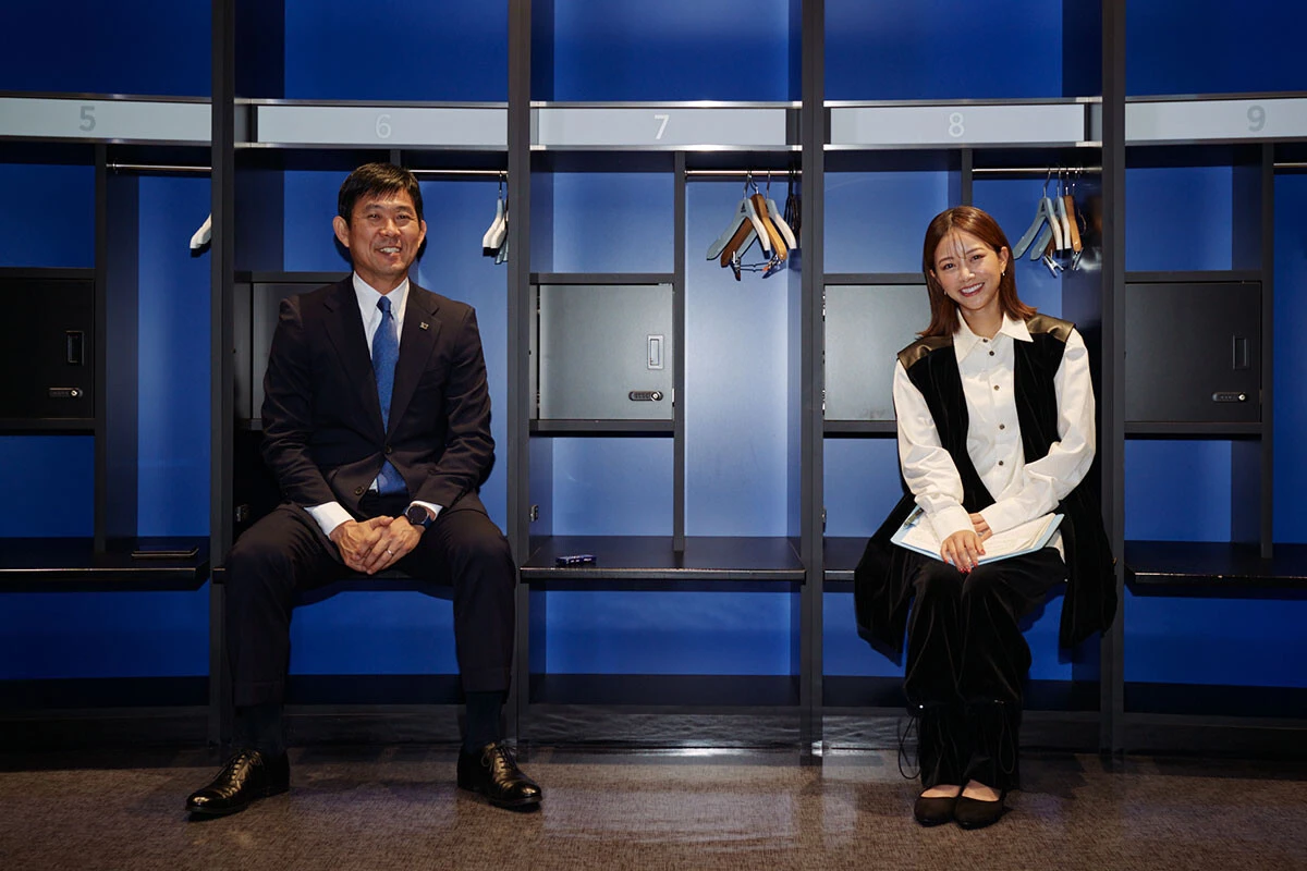 サッカー男子日本代表・森保 一監督を人気スポーツキャスター・中川絵美里が直撃！