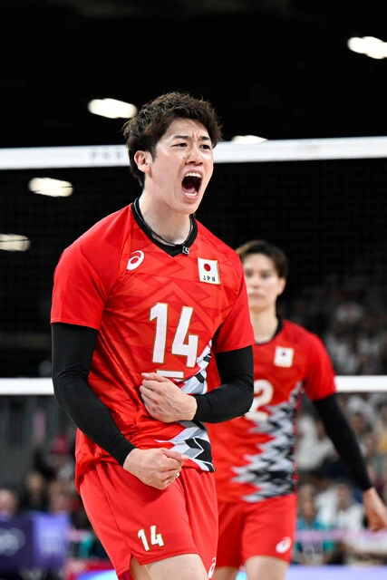 キャプテンでエースの石川祐希。大会を通して絶好調とはいかなかったが、この日はチーム最多の32得点