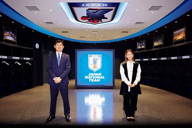 森保監督×中川絵美里