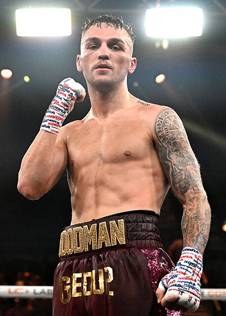 次の挑戦者として対戦交渉が進むサム・グッドマン（オーストラリア）。戦績18戦全勝（8KO）