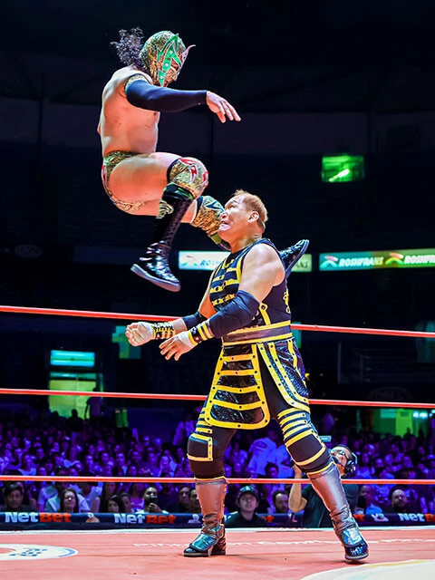 確かなレスリング技術と相手の長所を引き出すスタイルで、20年にわたりCMLLのリングで活躍を続けるOKUMURA