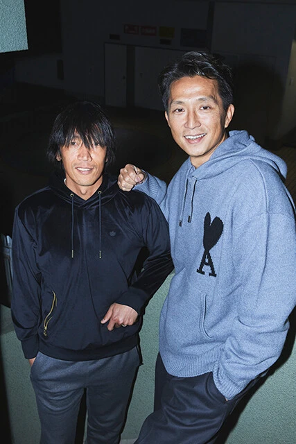 中村俊輔氏（左）と福西崇史氏（右）