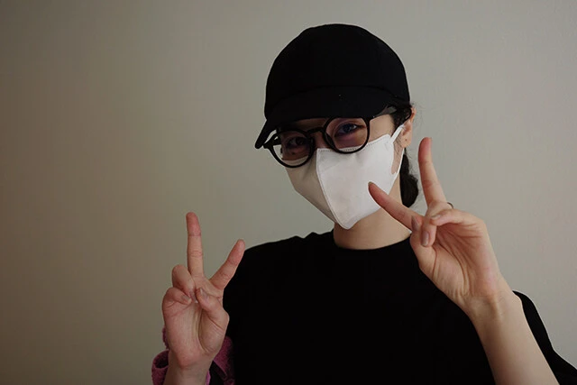 日差しが強くなってまいりました。こちら完全防備スタイルです。球場観戦にもおすすめ。