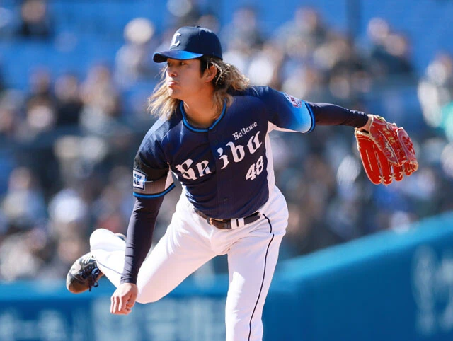 今季、自身初の開幕投手を務めた今井。得意の「ジャイロスライダー」をチーム内で共有した