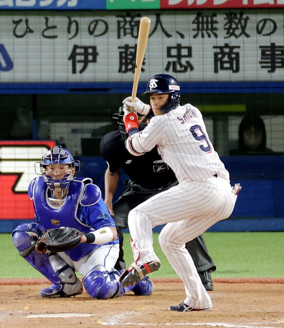 ヤクルトのキーマン、塩見。出場試合数によってチームの順位が大きく変わる存在だという