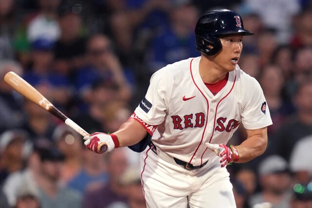 前半戦は苦しんだが、7、8月の打率は3割超えと復調したレッドソックスの吉田。得点圏打率も高く、勝負強さを発揮している
