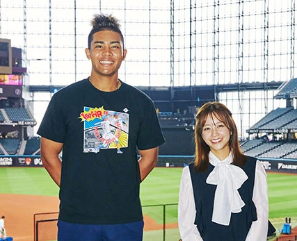 水谷 瞬（日本ハム 外野手）×中川絵美里。「現役ドラフト」への感謝とファイターズの可能性