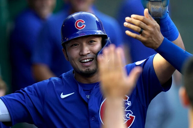 カブスの鈴木は2年連続で長打力を発揮。出塁率も高く、盗塁はメジャー初の2桁を記録するなど、足でもチームに貢献する