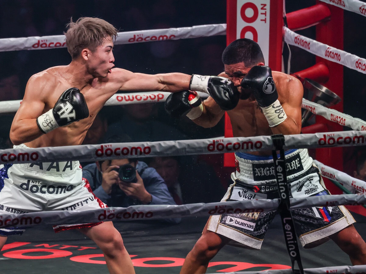 25年4月にはラスベガスでの試合を控えている井上(左)。23年、S・バンタム級に転向してからもその勢いはとどまるところを知らない
