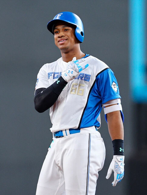 本塁打と打点でリーグトップの日本ハム・万波中正。長打力は光っているが、打率.226、得点圏打率.207という数字はまだまだ物足りない