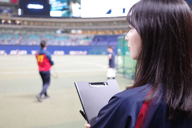 取材中の1枚。現場でも記者のみなさんから学ぶことが山ほどあります。