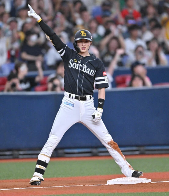 前回大会でも好走塁で魅せた周東。「代走や守備固めでの起用のほうがよりインパクトを残しそう」（お股ニキ氏）