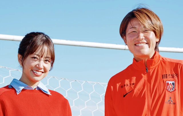 高橋はな（サッカー日本女子代表DF／三菱重工浦和レッズレディース所属）×中川絵美里「W杯も五輪も優勝して、頂点からの景色を見てみたい」