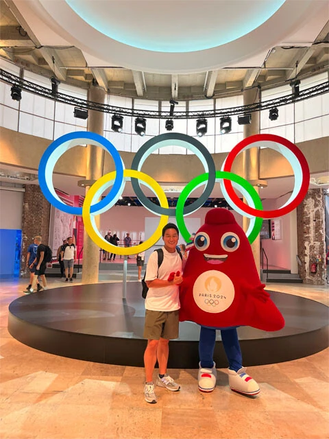 IOCは2023年にオリンピック憲章の「規則40」を改正。「すべての競技者、チームスタッフは、オリンピックの価値とオリンピズムの根本原則を踏まえ、IOC理事会のガイドラインに従い、表現の自由を享受できるものとする」とした。写真は昨年のパリ五輪取材時のもの