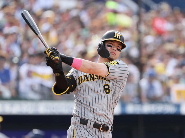 リーグ1位の本塁打数、打点数をマークする阪神・佐藤輝明