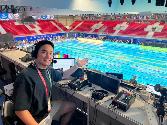 世界水泳選手権シンガポール2025の競泳は7月27日にスタート。選手たちの熱い戦いを現地から松田がお届けします！　※27日（日）23:15からテレビ朝日系列地上波・ABEMAで8夜連続放送予定