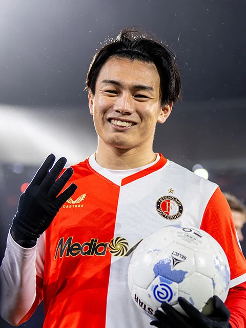 今季絶好調の上田。現在（12月16日）、2位に7ゴール差をつけて得点ランキング首位を独走している