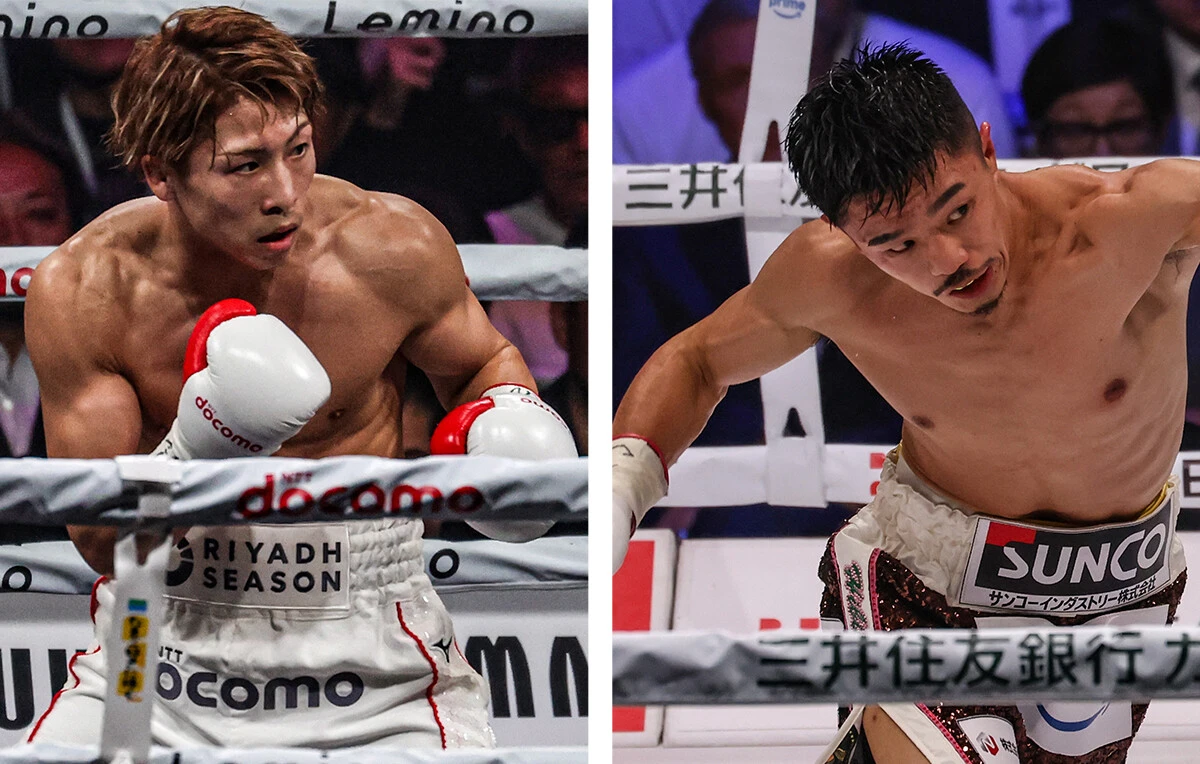 井上尚弥と中谷潤人。世紀の直接対決を控えた両雄が12月27日、サウジのリングに立つ！